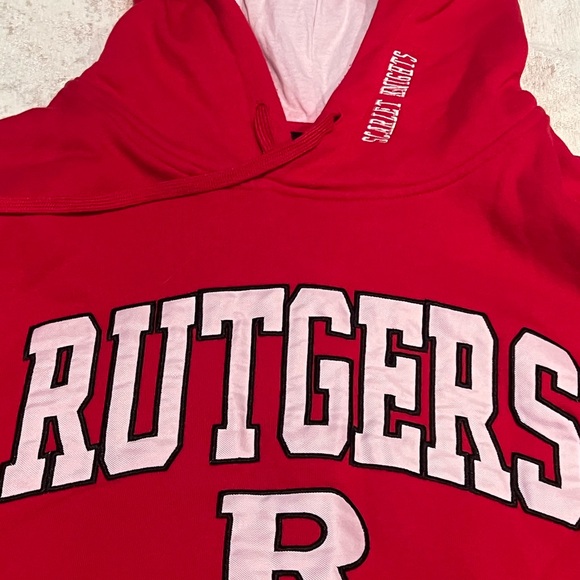 Red Rutgers Hoodie - Picture 2 of 4